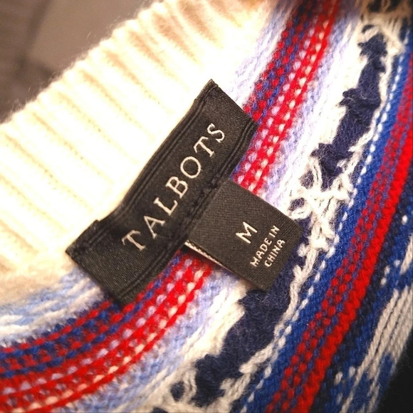 Talbot's Snowflake Sweater EUC ❤️ - Picture 8 of 9